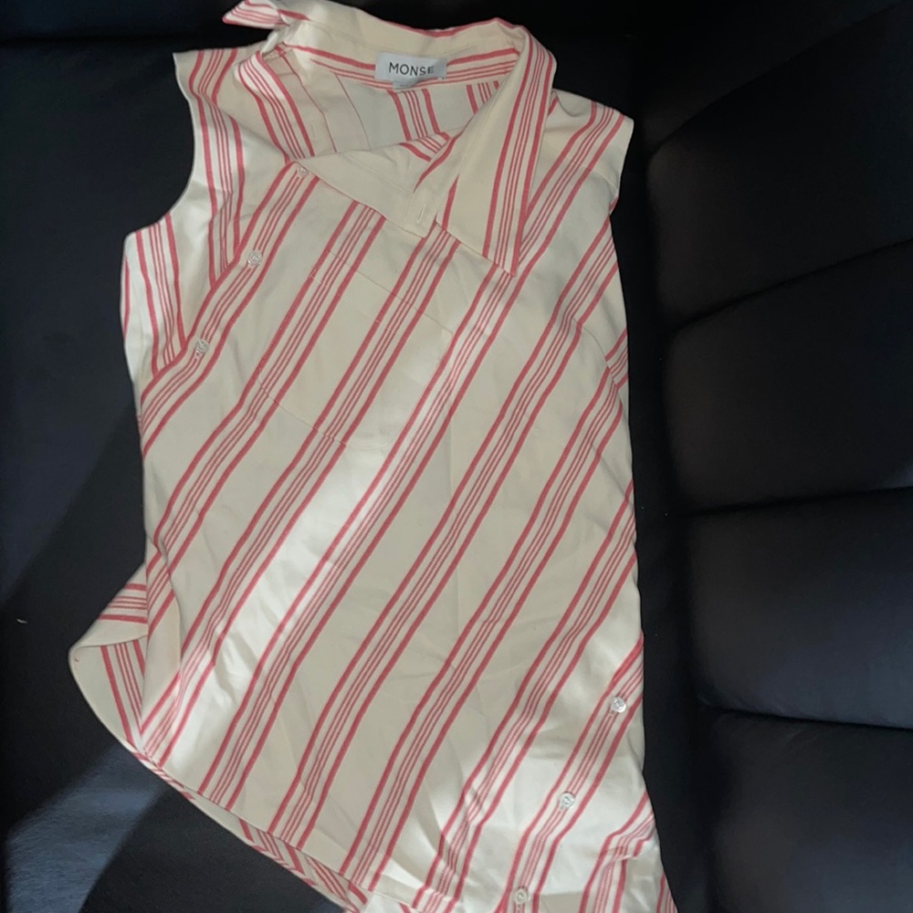 Monse asymmetrical sleeveless top